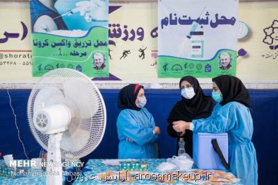روند واكسیناسیون در جنوب تهران