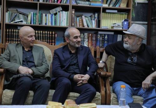 دیدار جبلی با اکبر عبدی و عوامل سریال سبزواران بعلاوه عکس
