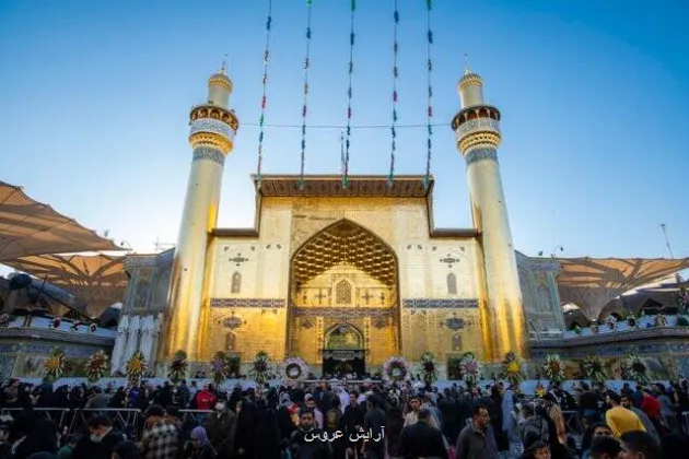 رونمایی از ایوان طلای نجف به مناسبت ولادت امیرالمومنین (ع)